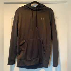 Under Armour Mens Black Long Sleeve Athletic Hoodie Small